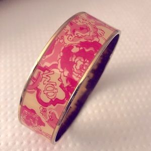 Lilly Pulitzer Phi Mu Bracelet bangle, like new